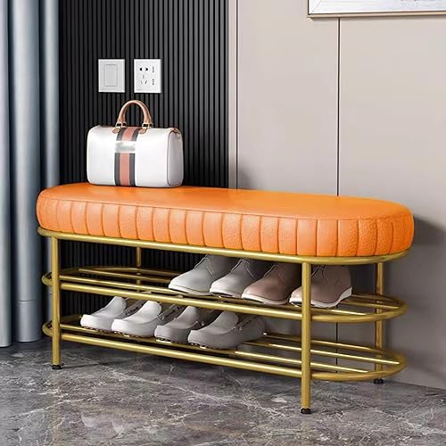 Étagère à chaussures d'entrée avec rangement : banc de rangement multifonction