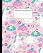 Composition Notebook: Nifty Cartoon Fluffy Unicorn Wide Ruled Journal & Notebook for Students, Kids & Teens | Adorable Girly Blank Wide Lined Journal for School & College for Writing and Notes.