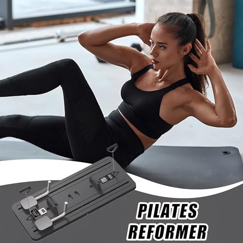 Image of 2025 New Upgraded Pilates Reformer Machine, Multifunctional Pilates Reformer Board, Pilates Sliding Board, Home Pilates Board, Pilates Equipment, Core Workout Equipment