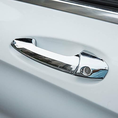 Miniatura 8 de Dreamseek 8 piezas de 4 manijas de puerta compatibles con Mercedes Benz CLA GLK GLA GLE B C E ML Clase X156 W166 W204 W212 W246 Exterior ABS Molding
