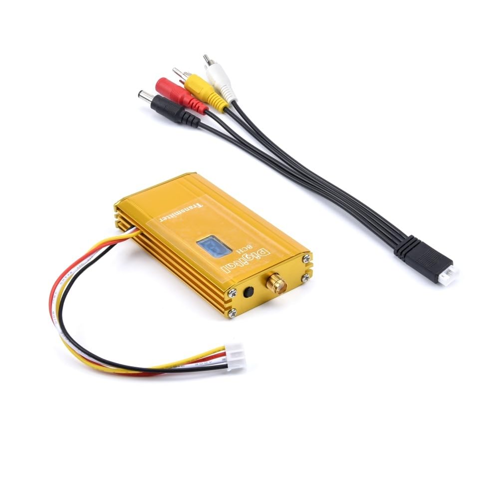 FPV Digital Display 1.2GHZ 1.2G 1500mW 8CH Wireless Audio Video Tranmsitter And 12 Channel Receiver Kit Fit For RC Drone(Only Transmitter)