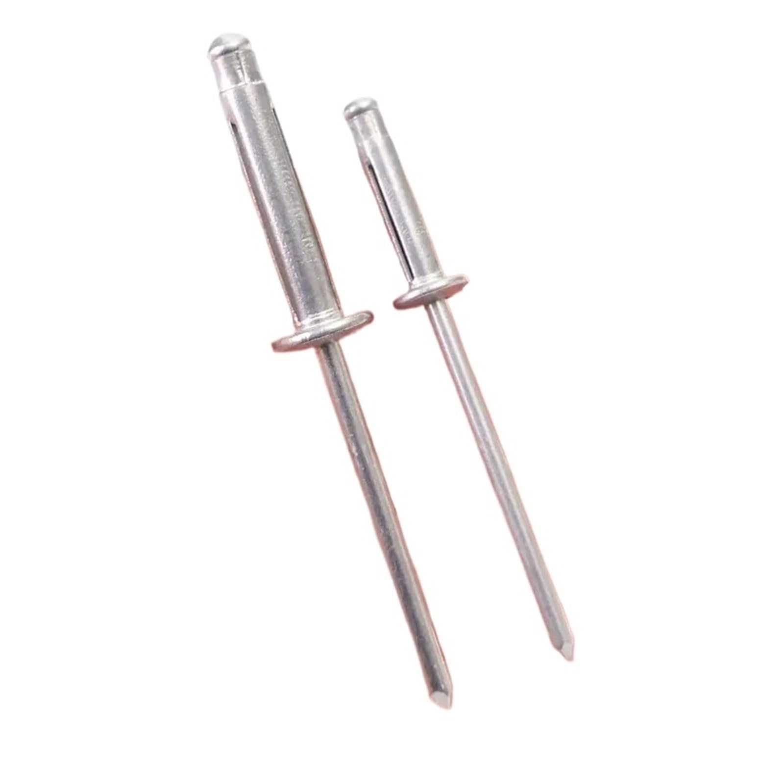 Nieten 300/50 Stück Aluminium-Blindnieten, Pop-Nieten-Sortiment-Set, runder Kopf, dreifach gefaltet, for DIY-Blech-Möbel-Reparaturen, Befestigungselemente(200PCS,M4)