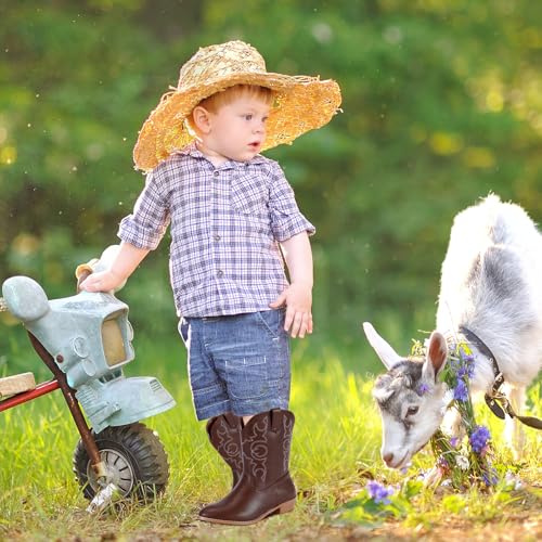 RLW Kids Cowboy Boots for Boys Girls, Riding Western Cowgirl Boot for Toddler Youth Big Kid3