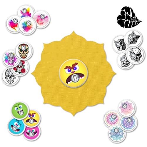 MySweetStitch, 10 x Freestyle Libre 3 Patches Mandala, Overpatch diameter 65mm, Waterproof, Breathable, Skin-Friendly - Image 4