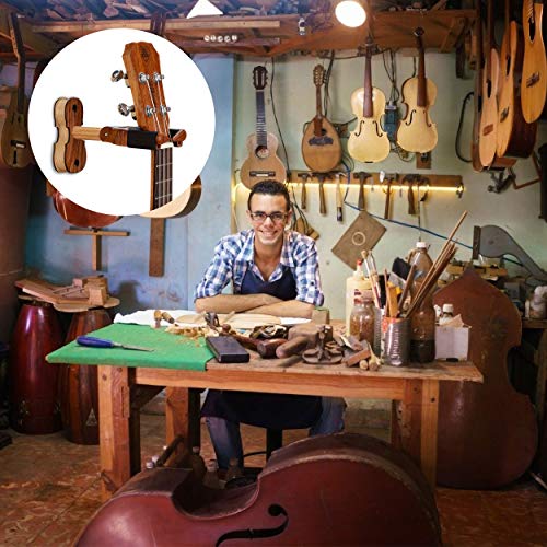Support Mural pour Violon, Crochet de Cintre avec Verrouillage Automatique, Accroche de Ukulélé Mandoline en Bois dur… - Les Beatles, Paul McCartney, John Lennon, RIngo Starr, George Harrison Support Mural pour Violon, Crochet de Cintre avec Verrouillage Automatique, Accroche de Ukulélé Mandoline en Bois dur… – Image 4