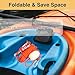 Thorkok Red Kayak Anchor Kit 1.5lb Folding Small Boat Anchor for Paddle Board Canoe Jet Ski PWC Anchor with 32.8 ft Anchor Rope Storage Bag