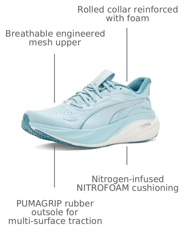 Image of PUMA Womens Magnify Nitro 3 Running Sneakers Shoes