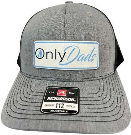Onlydads Leather Patch Hat Trucker Hat, Only Dads Leather Patch Trucker Hat