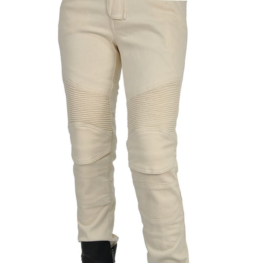 Impermeabile Moto Equitazione Pantaloni per Uomini Donne Retrò Biker Jeans Motocross Racing Pantaloni con 4 X CE Armatura Ginocchiere