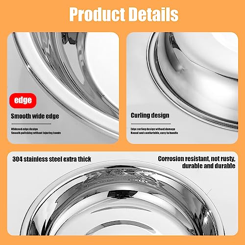 4 Pack Stainless Steel Cat Bowls Whisker Friendly Shallow Food Dishes - Image 3