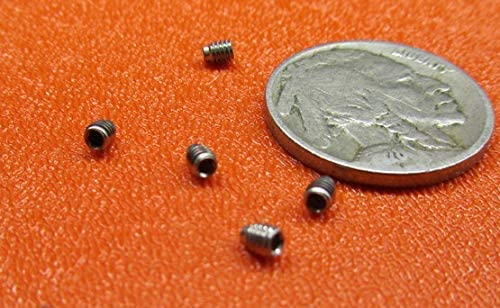 18-8 Stainless Steel Extended Tip Set Screws 3-56 x .125" Length 25 pcs