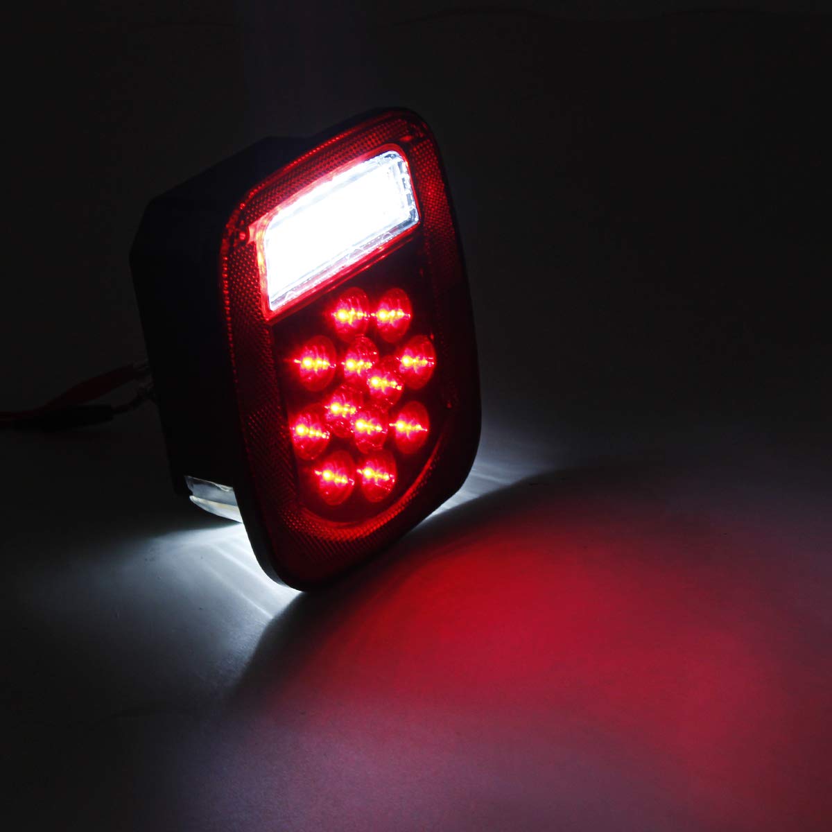 YONGYAO 2 Pezzi LED Luci di Posizione Posteriori Freno Indicatori di Direzione Lampada per Jeep Wrangler Tj CJ 76-06