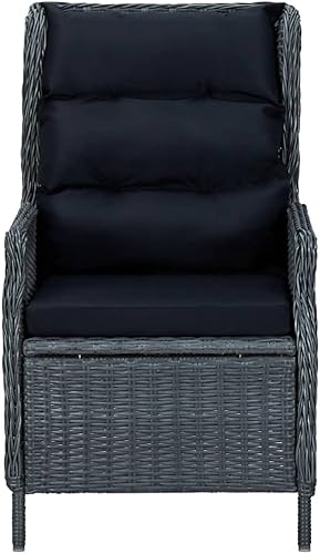 Miniatura 6 de BIGBARLEY Garden Chairs, Park Chairs, Outdoor Chairs, Front Porch Outdoor Furniture for Parks, lawns, Yards,7 Piece Patio Dining Set Brown