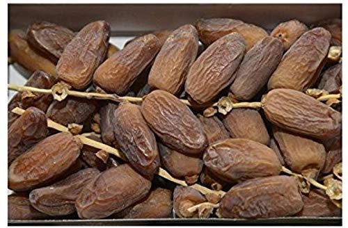 Berries And Nuts Tunisian Deglet Nour Branched Dates | Branch Dates | 500 Grams, Previously_Frozen