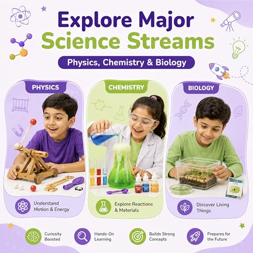 Image of Lifelong Labs Science Kit | 150+ Fun Experiments for Kids | STEM Learning Educational Kit for 6-7-8-9-10-11-12-15 Years | STEM Project Science Kit Birthday Gift Toy for Boys & Girls