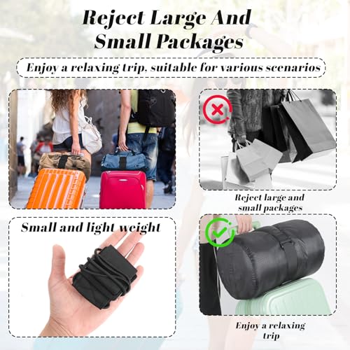 Image of Luggage Straps, Bag Bungee, Bold Elastic Wrap Belts, Travel Essentials Luggage Accessories, Travel Belt for Add a Bag, Attaching Extra Bags to Suitcase Handle, Handbag, Backpack