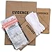 Crime Scene Forensic Supply Kit for Classrooms - Evidence Bags - Tents - Tape - Labels