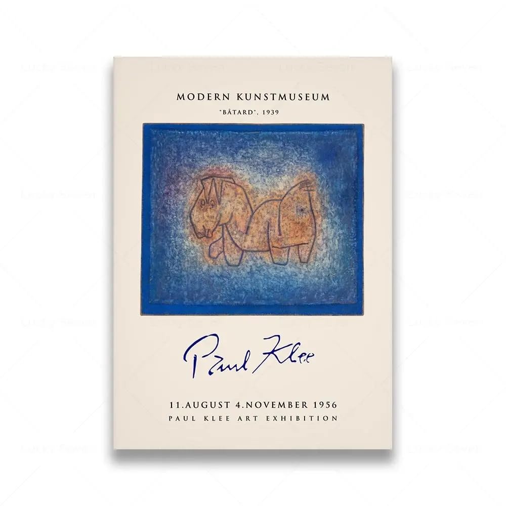 Affiche Paul Klee art mural pour habiller un mur vide sans effort
