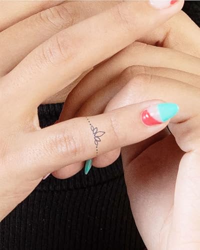 Inkbox Temporary Tattoos, Semi-Permanent Tattoo, One Premium Easy Long Lasting, Water-Resistant Temp Tattoo With For Now Ink - Lasts 1-2 Weeks, Niobium, 1 X 1 In #TOP1