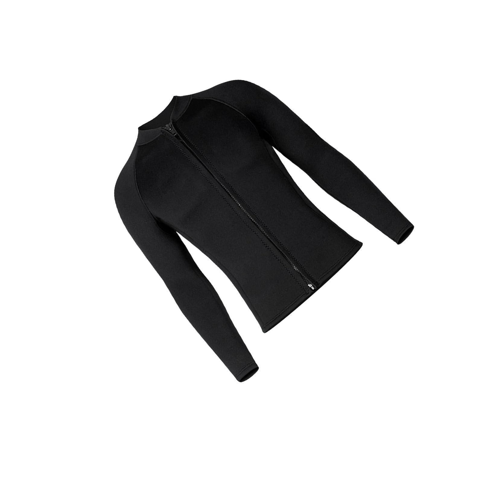 Generic Attrezzatura Subacquea da Uomo in Neoprene da 3 Mm, Muta Termica Ad Alta elasticità per attività in Acque Fresche, Top a Maniche Lunghe in 2 Pezzi e Pantaloni