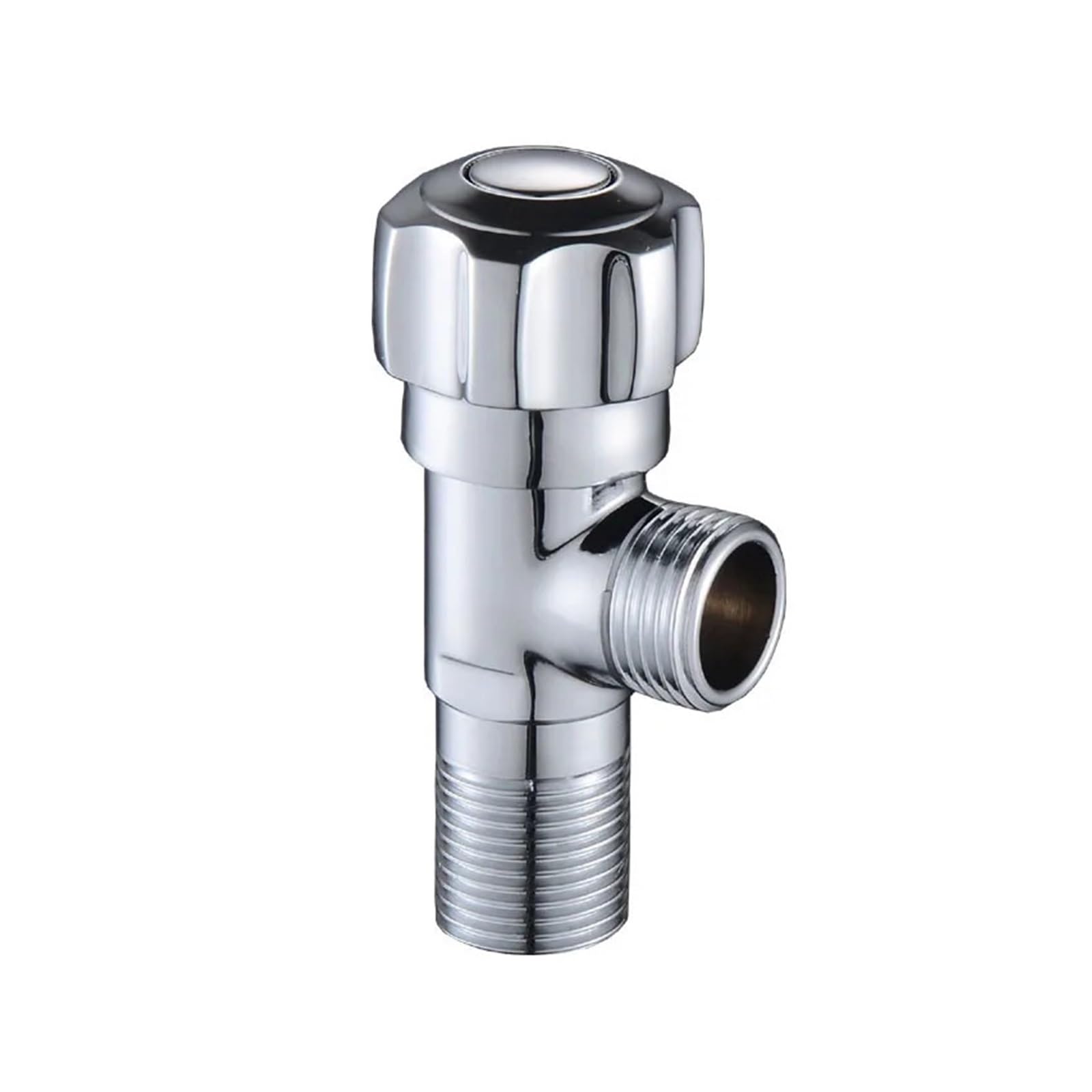 Valvola ad angolo, Accessori for rubinetti da bagno con valvola triangolare in rame for il controllo dell'acqua