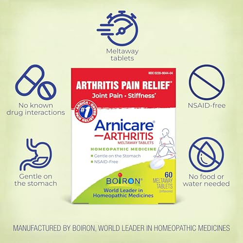 Boiron Arnicare Arthritis Tablets for Arthritis Pain Relief, Joint Soreness, and Rheumatic Pain - 60 Count - image 3
