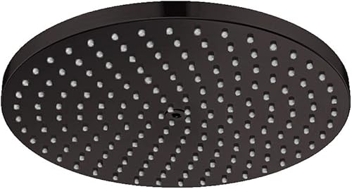 Hansgrohe Raindance S 04927670 - Cabezal de ducha moderno de 9 pulgadas, 1 pulverizador, color negro mate