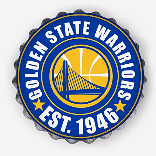 Golden State Warriors NBA Bottle Cap Wall Sign