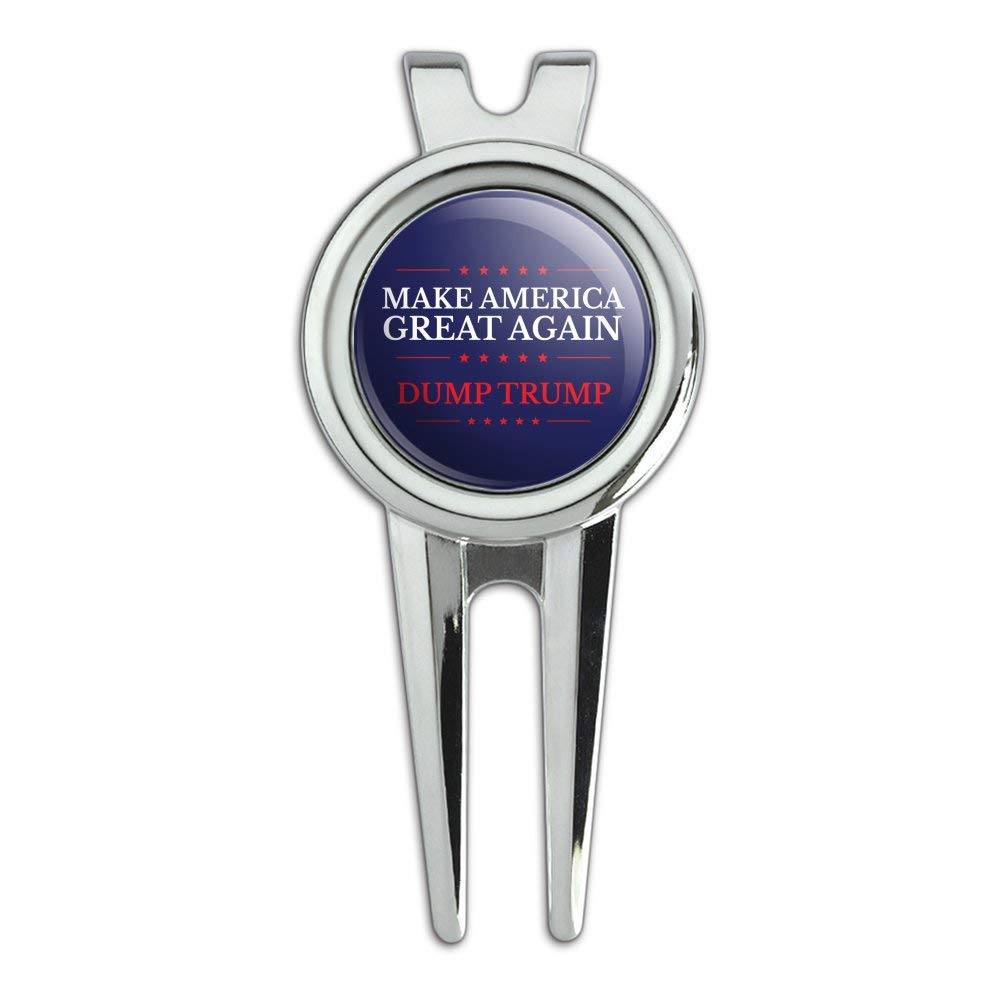 GRAPHICS & MORE Dump Trump Golf Divot Repair Tool and Ball Marker