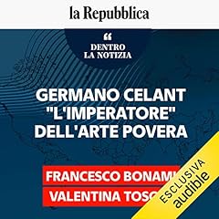 Diseño de la portada del título Germano Celant, "L'imperatore" dell'arte povera
