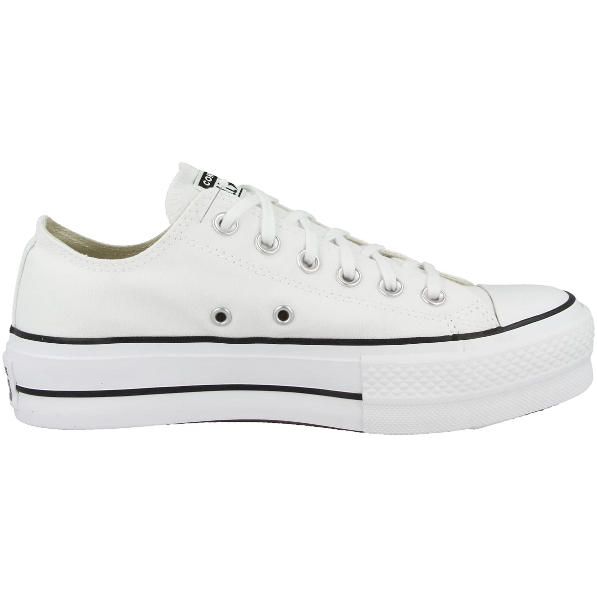 Converse Chuck Taylor All Star Lift Womens White Ox Trainers-UK 5 / EU 37.5