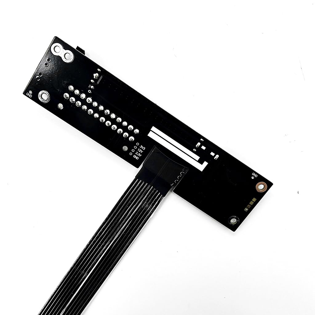 JMT ADT-K43SG-BK PCIe 5.0 X16 auf M.2 NVMe Grafikkartenadapter, kompatibel mit RTX50 RX90 Series Dockingstation (K43SG-BK-50cm)