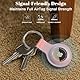 [5-Stück] Hülle für Apple AirTag Anhänger, Airtags Schlüsselanhänger Silikon Ganzkörper Kratzfest, Case Cover für Air Tag mit Key Ring