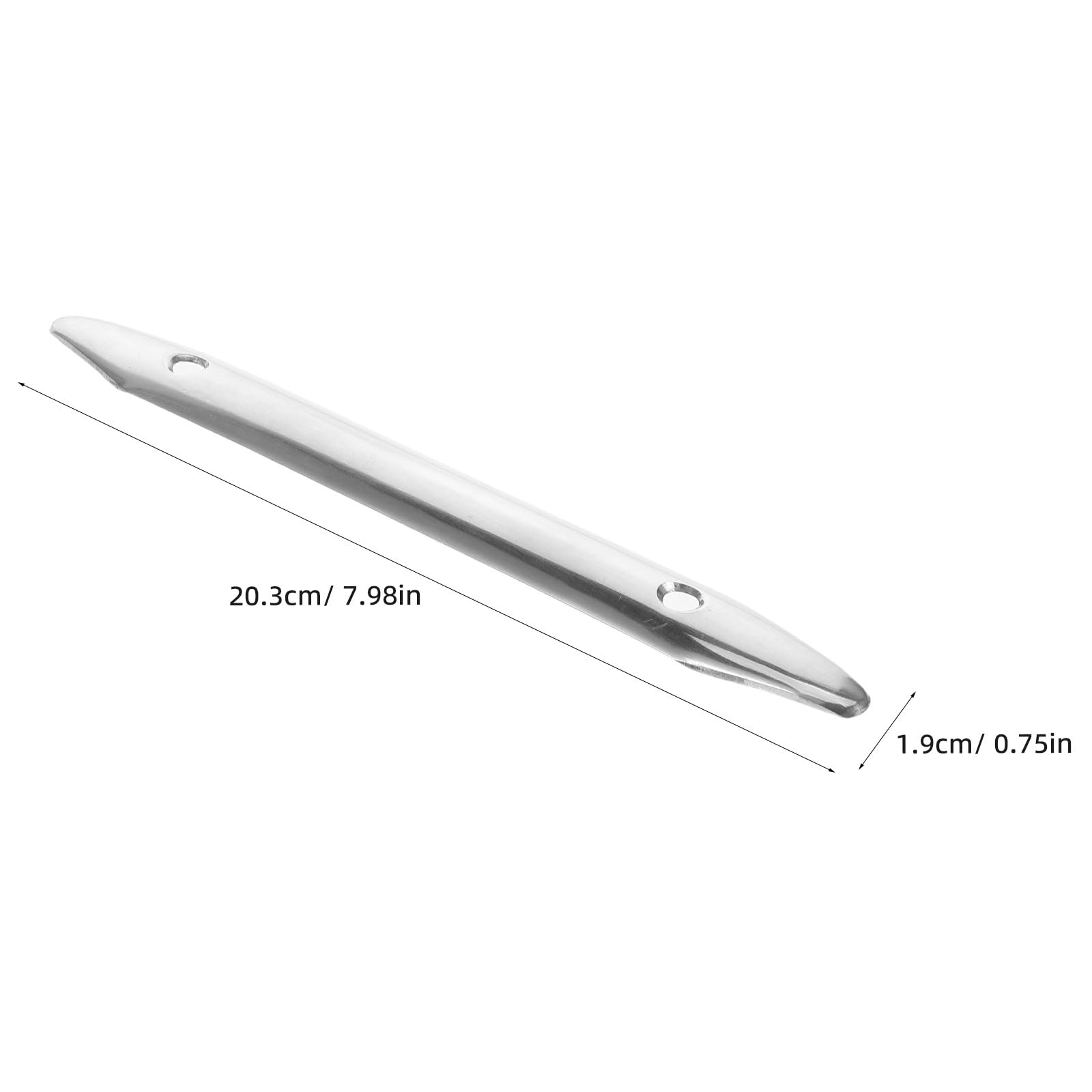 STOBAZA Edelstahl Trim Strip Rostfrei Flachleiste Boot Kantenschutz Robust Einfach zu Montieren für Motorboote Kajaks Yacht Hull Rub Bar Schutz Zubehör