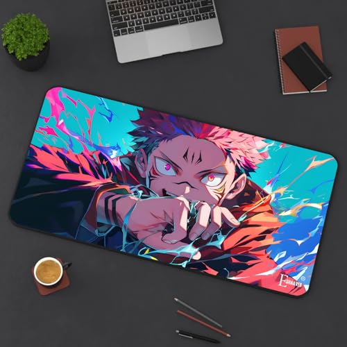 Image of Anime fearturing Large Gaming Mouse Pad, Extended Desktop Mat, 58 x 28 cm (DS 19)