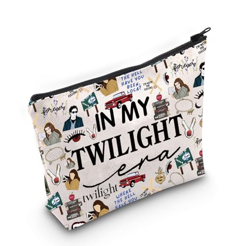 Twilight Merch Trousse de maquillage pour fans de vampire, Sac Tw, Sacs cosmétiques