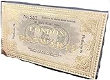 - - Harry Potter Zugticket für Hogwarts Express, Nachbildung, goldfarben, glänzende Schrift in englischer Sprache