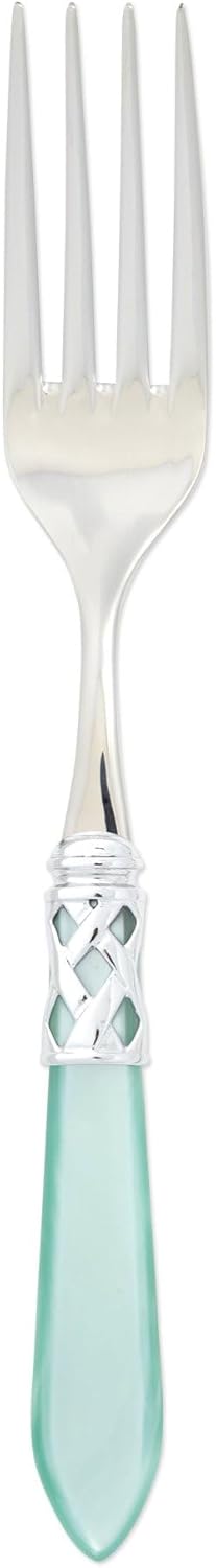Vietri Aladdin Brilliant Serving Meat Fork, Aqua