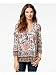 Lucky Brand Women's Bordered Scarf Top