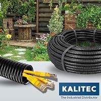 10 Meter Kalitec Wellrohr geschlossen NW 13 I ungeschlitzt Wellschlauch I Marderschutzrohr I Leerrohr I Kabelschutz AD 15,8 mm ID 12,9 mm – Ansicht 2