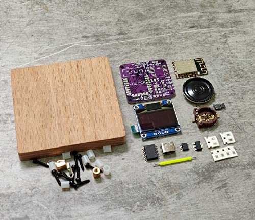 OLED Dipslay Digital Clock Electronic DIY Toy Phone Control Clock Learning KIt (DIY Kits)