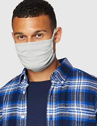 Oscar Apparels Reusable Adjustable Face Mask, 100% BCI Cotton, Adult (5 Pack)