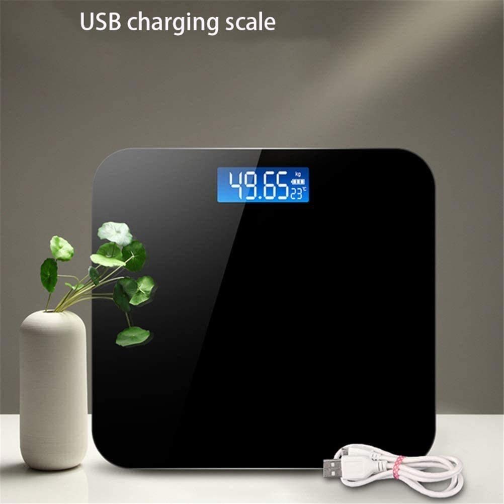 Balance Impédancemètre, Balance Électronique Numérique Intelligente Mesurant La Température Et L'Humidité, Rechargeable par USB