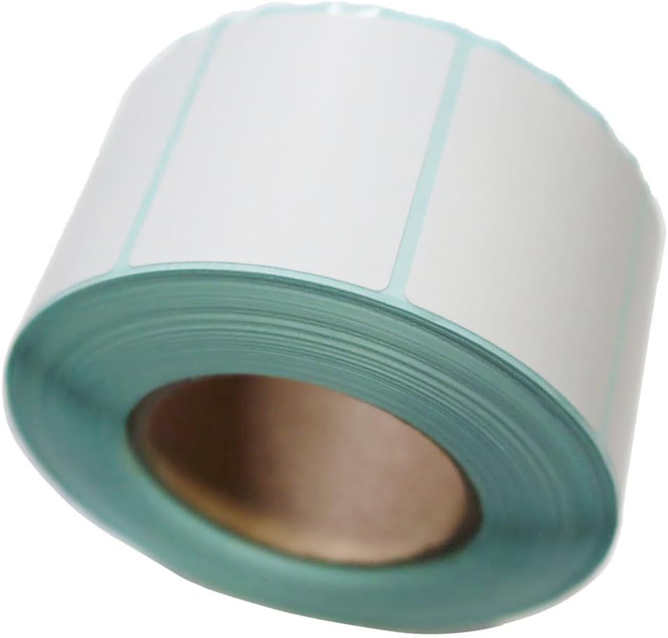 INTBUYING 20-Roll Thermal Price Label Bundle1.57x1.18 Inch (40x30mm) Heat-Sensitive Stickers for Pricing Scales, 800 Sheets/Roll, 16,000 Sheets Total, Compatible with Thermal Price Label Printers