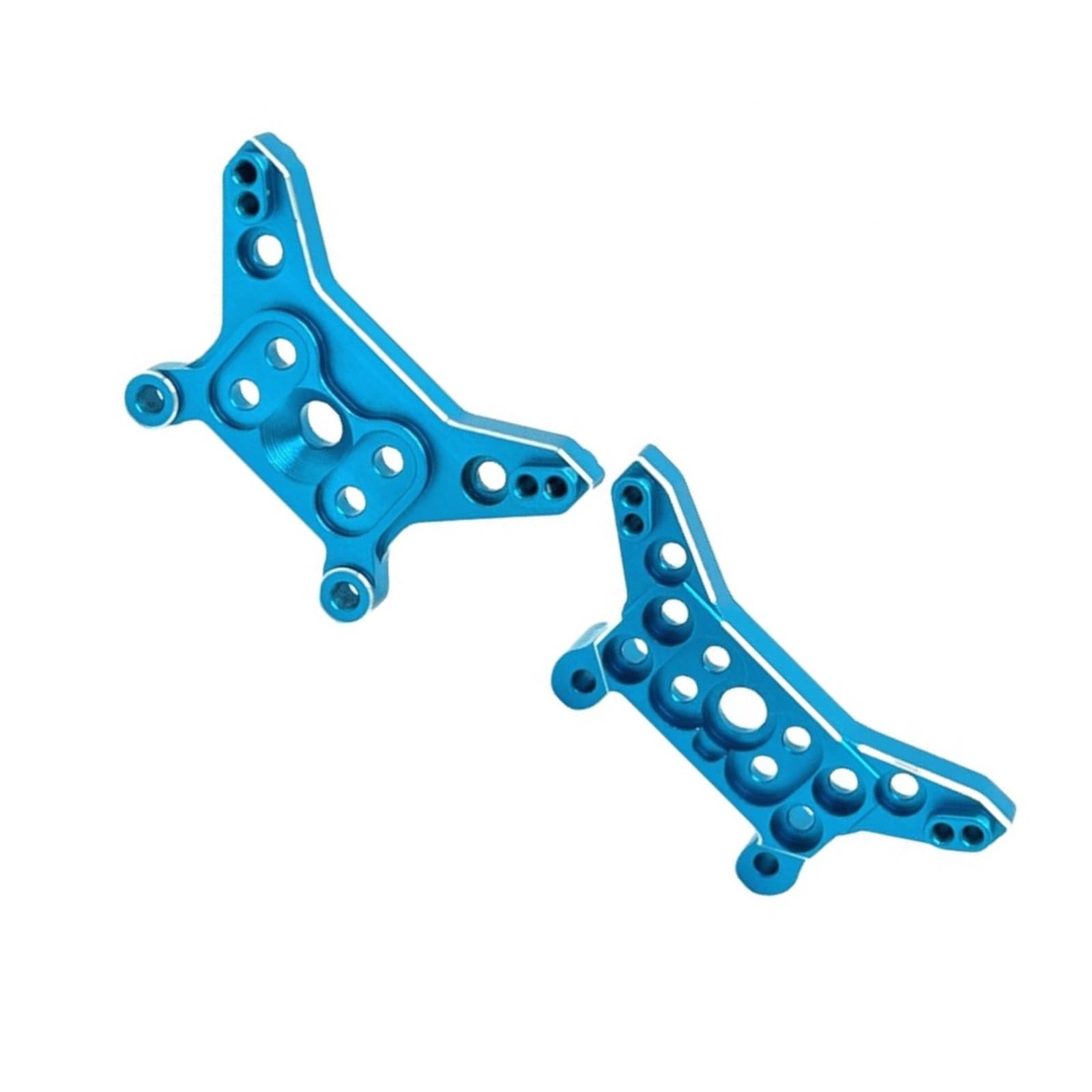 Rc Models Accessories For MJX 14211 1/14 Metal Front And Rear Suspension Bracket Butterfly Frame Parts Remote Control Car Upgrade RC(Blue)