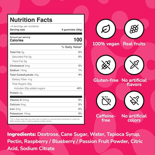 Image of GloGlo Dextrose Energy Chews | Glucose Gummies for Running, Cycling & Endurance | Fast Glucose Gel Packs Alternative for Long Runs & Rides | Running Gummies Built for Athletes | Vegan, Gluten Free (25 Gummies, Austin Basis X Mixed Berries)