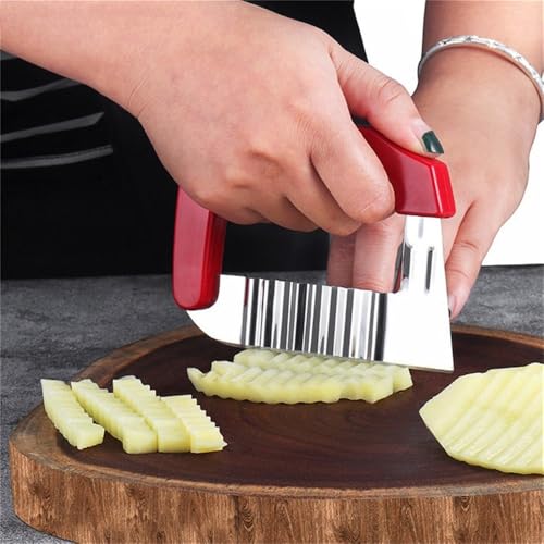 Cortador Ondulado de Acero Inoxidable para Cocina miniatura 2