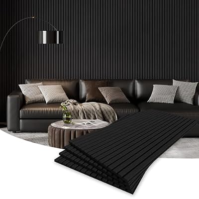 Smartstandard 4-Pack 45.5''x23.6''x0.7'' Thickened Acoustic Wall Panels