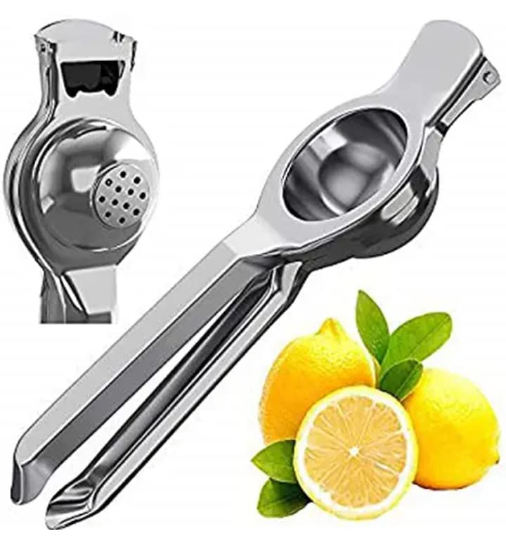 Home APPLIANCES Lemon Squeezer,Lemon Squeezer Steel Heavy Duty, Kitchen Tools, Lemon Juice Extractor- Latest Model for New Generation Demand. [ Lemon Juice Press ]