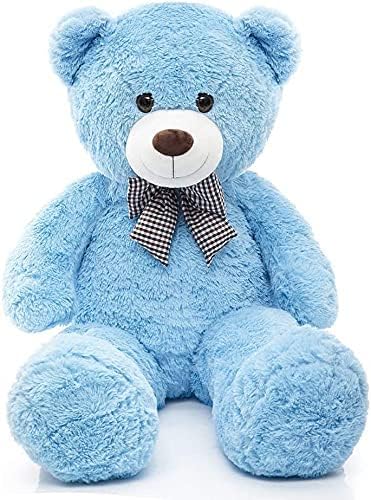 AVSHUB Soft Toy Teddy Bear 6 Feet for Girl Furry Soft | Plushie Soft Toys for Kids | Plush Soft Toys for Baby Boys and Girls Kids - Teddy | Birthday & Valentine Gift (Blue)